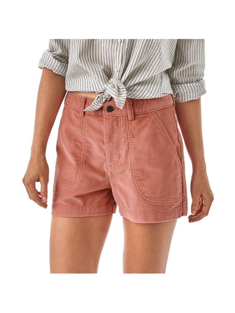 Patagonia Stand Up Corduroy Shorts Organic Pink Rust 14 3 inch